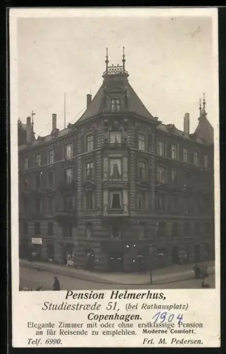 AK Copenhagen, Pension Helmerhus, Studiestraede 51