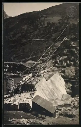 AK Bardonecchia, Lavori costruzione diga del Rochemolles