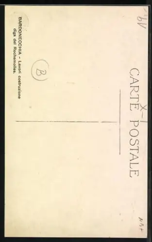 AK Bardonecchia, Lavori costruzione diga del Rochemolles