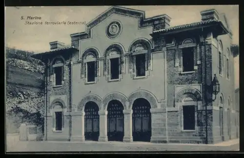 AK S. Marino, Stazione ferroviaria, esterno