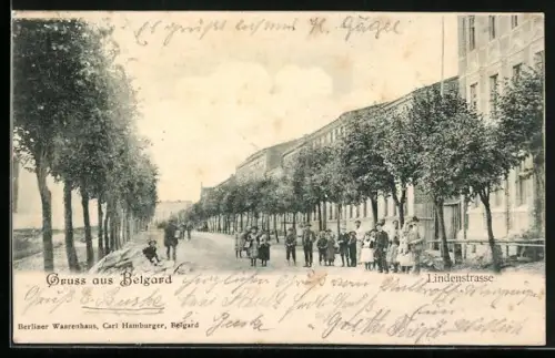 AK Belgard, Anwohner in der Lindenstrasse