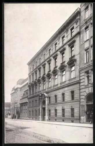 AK Wien, Boltzmanngasse mit Pazmaneum