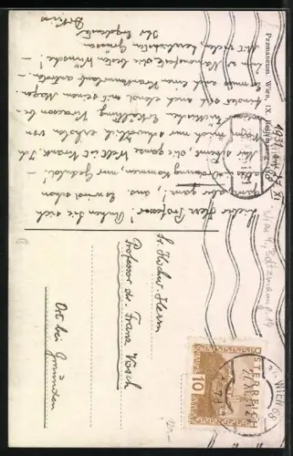 AK Wien, Boltzmanngasse mit Pazmaneum