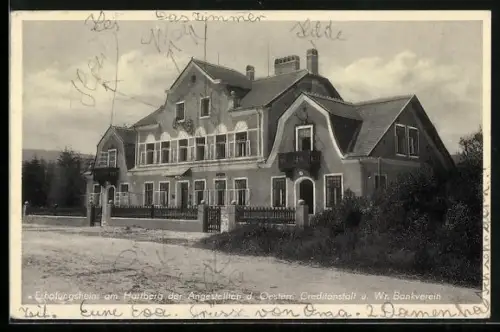AK Hartberg, Erholungsheim der Angestellten d. Oesterr. Creditanstalt u. Wr. Bankverein