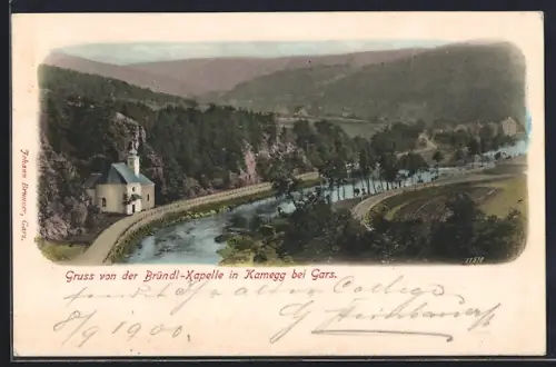 AK Gars am Kamp, Kamegg bei Gars, Bründl-Kapelle