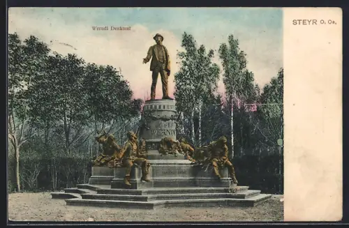 AK Steyr /O. Oe., Werndl-Denkmal