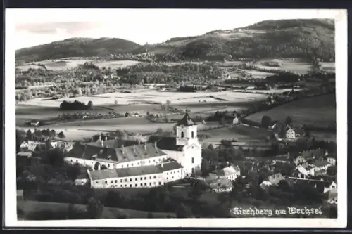 AK Kirchberg am Wechsel, Panorama mit Kloster