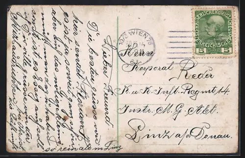 AK Wien, Panorama vom Rathaus