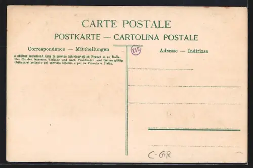 AK Landquart, Blick auf den Ort und ins Tal