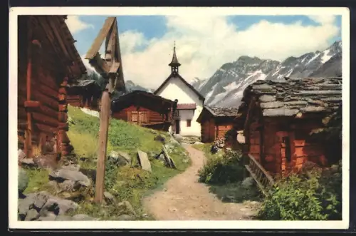 AK Kühmatt, Ortspartie an der Kapelle