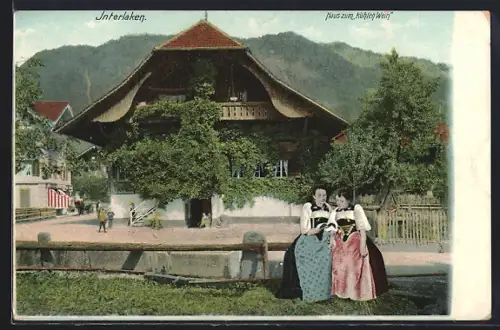 AK Interlaken, Haus zum kühlen Wein