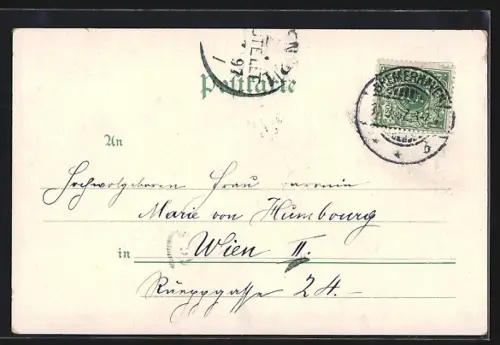 Lithographie Bremerhaven, Panorama vom Leuchtturm, SMS Kaiser Wilhelm II., Dampfer auf der Havel