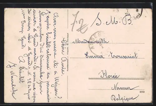 AK Goch, Partie in der Vossstrasse