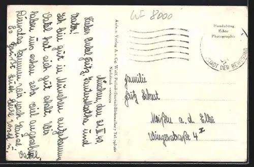 AK Solln, Münchener Strasse, Volksschule, Neue Pfarrkirche, Altes Kirchlein