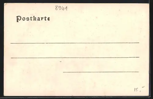 AK Erkheim, Ortspartie mit Anwohnern