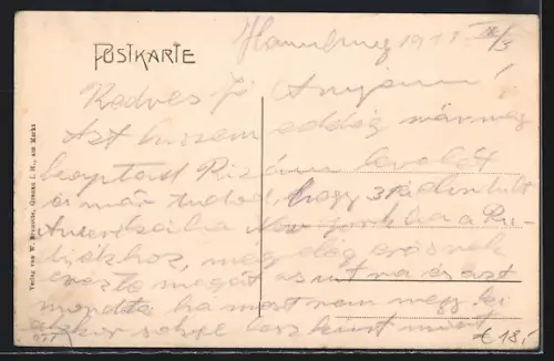 AK Gronau i. H., Buchbinderei in der Hauptstrasse