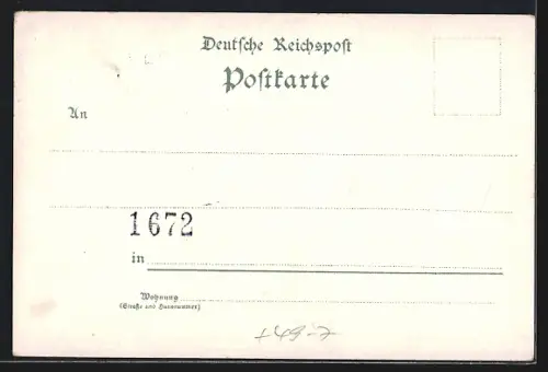 AK Wismar, Der neue Wasserturm, Blick auf den Ort vom Wasserturm aus