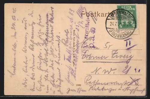 AK Liebenwalde, Breite-Strasse mit Hotel Stadt Berlin v. Paul Hafemann