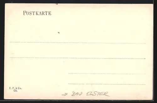 AK Bad Elster, Cafe u. Restaurant Zur Alm, Bes. Emil Ölschlegel