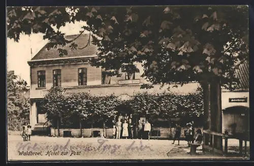 AK Waldbroel, Hotel zur Post von Alb. Lücke