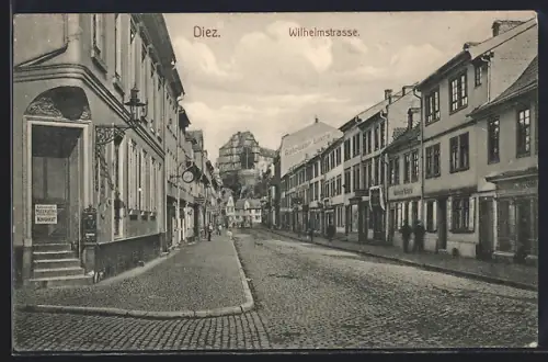 AK Diez, Böhm`sche Bäckerei in der Wilhelmstrasse