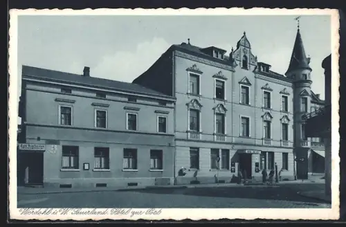 AK Werdohl i. W., Hotel zur Post