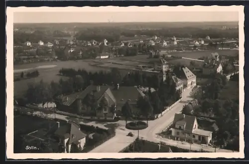 AK München-Solln, Ortsansicht aus der Vogelschau