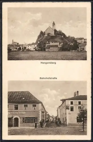 AK Hengersberg / Niederbayern, Gasthov von Xavier Steininger in der Bahnhofstrasse