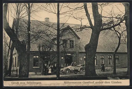 AK Söhlingen, Möhrmanns Gasthof unter den Linden