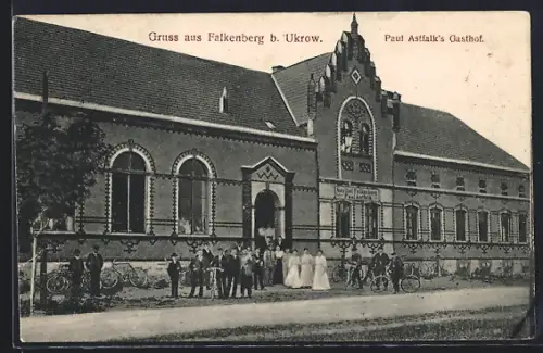 AK Uckro, Gasthof Falkenberg von Paul Astfalk