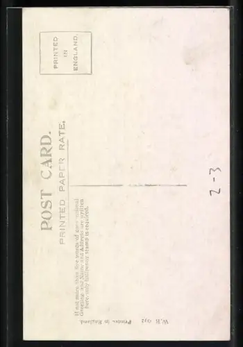 AK Mädchen mit riesigem Brief an einem Briefkasten, I am posting you a nice long letter