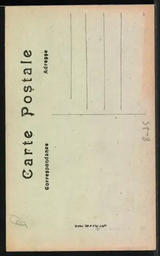 AK Zwei Fischer bei der Arbeit, Pêcheurs réparant les lignes