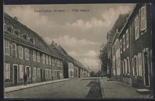 AK Saar-Union /Alsace, Ville neuve