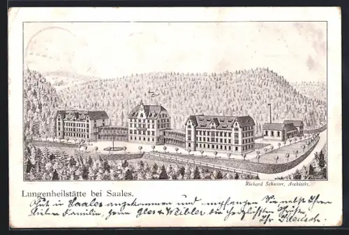 AK Saales, Lieu de cure pulmonaire entouré de forêts