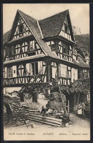 AK Andlau, Vieille maison à Andlau