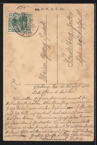 AK Surburg i. E., St. Arbogastuskapele und Rathaus