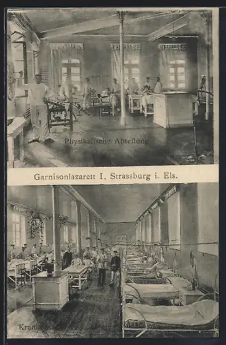 AK Strasbourg, Garnisonlazarett I, Physikalische Abteilung