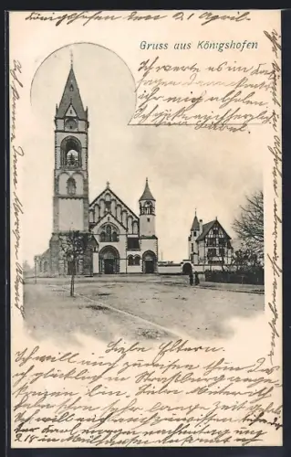 AK Königshofen, Église