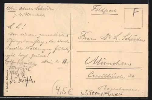 AK Lützelhausen, Forsthaus Kappelbronn