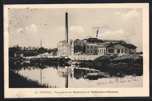 AK Erstein, Vue générale des Sucreries et Raffineries d`Erstein
