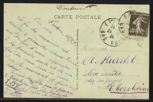 AK Erstein, Vue générale des Sucreries et Raffineries d`Erstein