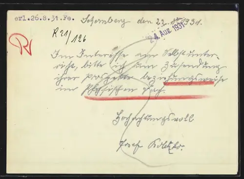 AK Stettin, Hafen, Ganzsache