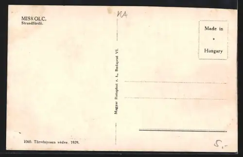 AK Miskolc, Strandfürdö