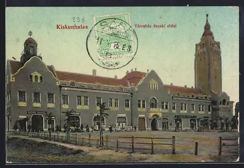 AK Kiskunhalas, Városház északi oldal