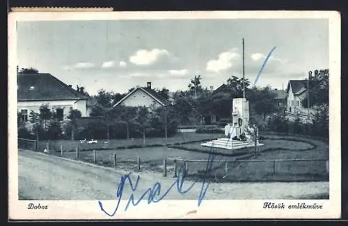 AK Doboz, Hösök emlékmüve