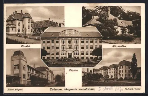 AK Debrecen, Fekvö folyosó, Kis pavillon, Udvari részlet, Tisztilak