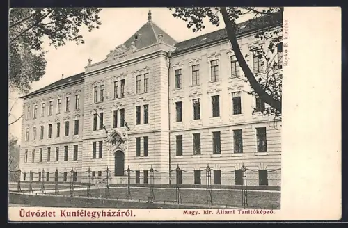 AK Kunfélegyházá, Magy. kir. Allami Tanitóképzö