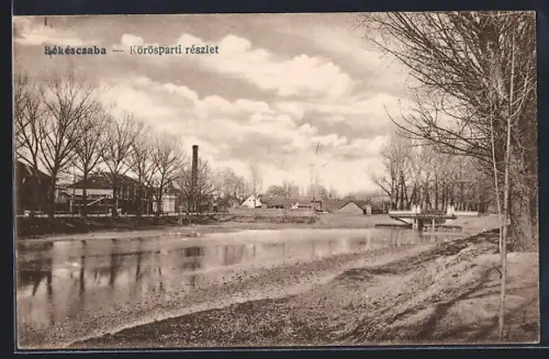 AK Békécsaba, Körösparti részlet