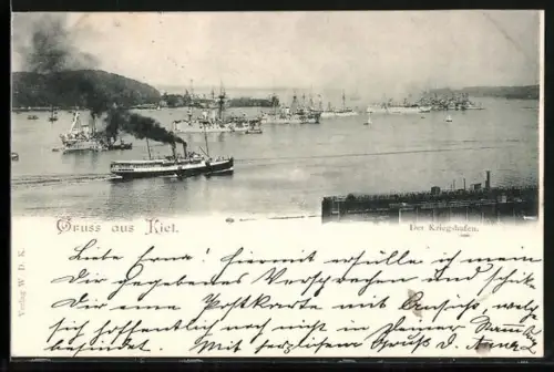 AK Kiel, Schiffe im Kriegshafen