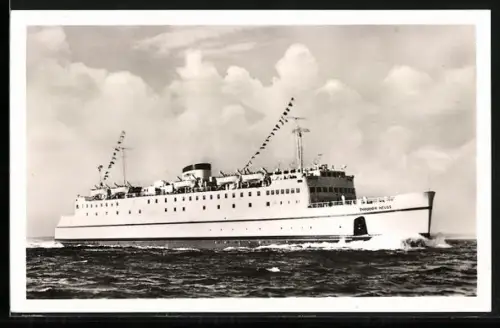 AK Hochsee-Fährschiff Theodor Heuss auf See